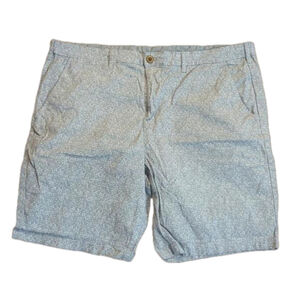 Jachs New York Gray Flower Print Chino Shorts XL